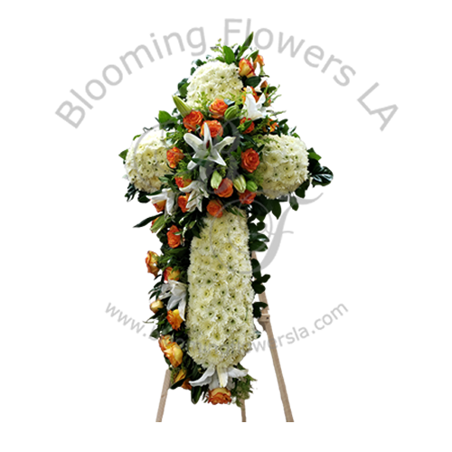 Cross 6 - Blooming Flowers