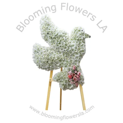 Doves 3 - Blooming Flowers LA
