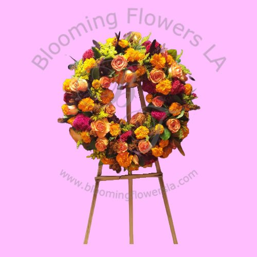 Wreath 12 - Blooming Flowers