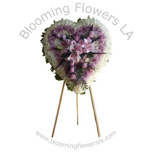 Heart 18 - Blooming Flowers LA
