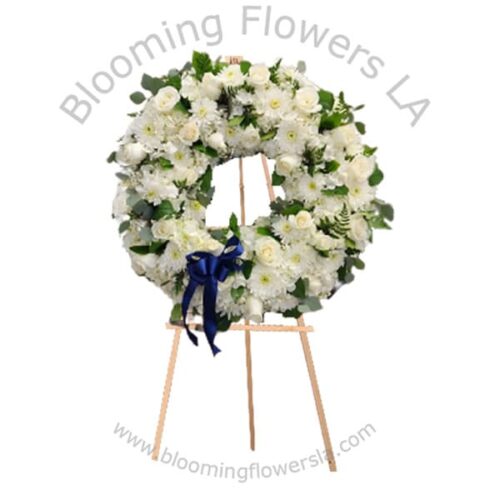 Wreath 17 - Blooming Flowers LA